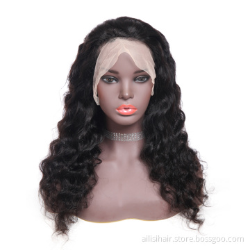 Hot Sale Cuticle Aligned Virgin Human Hair Lace Front Wig Human Hair Lace Front Brazilian Human Hair Extension Vendors
